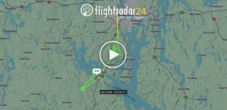 Финские пилоты нарисовали фаллосы в небе