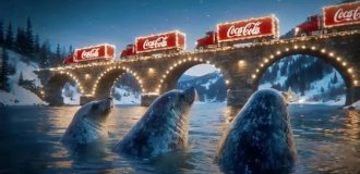 Новая новогодняя реклама Coca-Cola (1 фото + 2 видео)