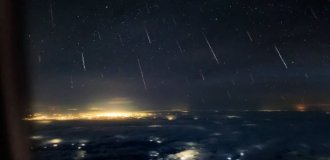 Метеорний потік: вид з літака (4 фото)