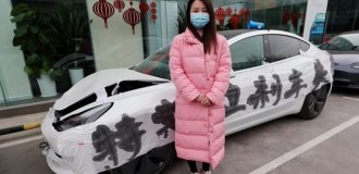 A Chinese woman sued Tesla for faulty brakes and now owes the company $23,000 (4 photos)