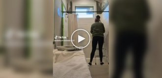 Покраска в ванной закончилась потерей зуба