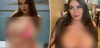 Дівчина з п'ятнадцятим розміром грудей змушена платити авіакомпаніям податок на груди (5 фото)