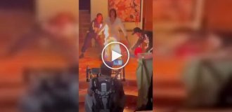 A 71-year-old stuntwoman caught fire on set and set a record