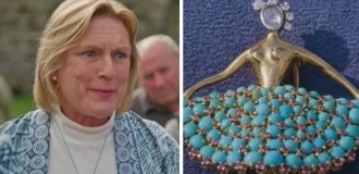 A woman learned that an old brooch can provide for her for years (3 photos)