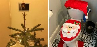 Funny New Year's decorations that you also want to urgently decorate everything (18 photos)