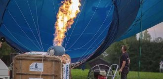 170 kg in the air: the world's first flying sauna took to the skies in Finland (2 photos + 1 video)