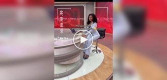 Колумбийская ведущая стала звездой интернета благодаря своему профессионализму