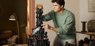 An impressive set of construction kits based on the “Lord of the Rings” universe (6 photos + 1 video)