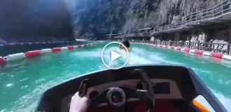 Water karting in China