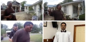 A black pastor was arrested when he was watering his neighbor's flowers (7 photos + 2 videos)