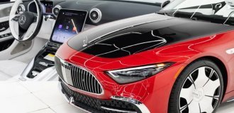 Цей вживаний Maybach SL 680 Monogram має всього 15 миль пробігу і стоїть цілий стан (2 фото)