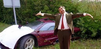 Как мистер Бин продал свой битый McLaren F1 за 12 миллионов (7 фото)