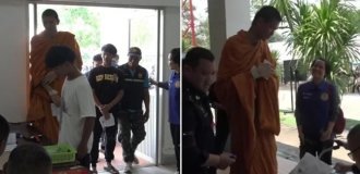 Монах, зріст якого становить 207 сантиметрів, стверджує, що причина його любові до молока (2 фото + 1 відео)