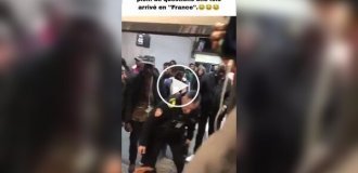 The situation in the Parisian subway