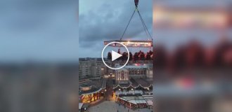 Необычный ресторан на высоте