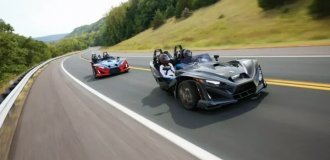 Трёхколёсный спидстер Polaris Slingshot получил новую внешность и более мощные моторы (17 фото)