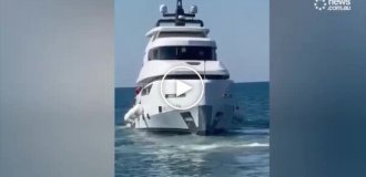 В Турции роскошная яхта затонула вскоре после отплытия
