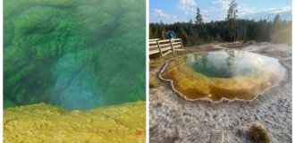 Озеро «Утренняя слава» - погибающий бирюзовый рай (11 фото)