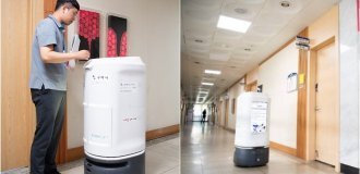 In South Korea, a robot civil servant committed suicide for the first time in history (4 photos)