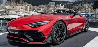 Mercedes presented a new supercar from the Mythos line (14 photos)