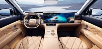Chery показала кросовер з 30-дюймовим екраном.
