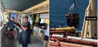 Иракское племя отбило нефтяной танкер у сомалийских пиратов (2 фото + 2 видео)