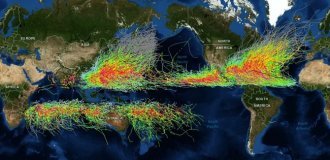 Why can't a single hurricane cross the equator? (5 photos)