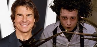 Johnny Depp beat out Tom Hanks, Tom Cruise and Michael Jackson in the fight for the role of Edward Scissorhands (5 photos)