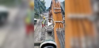 Веселые будни экскаваторщика