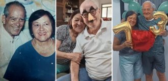 In Brazil, a husband and wife who had lived together for 74 years died on the same day (2 photos + 1 video)