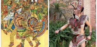 Другие ацтеки: мистическая и физическая сила воинов-зверей и их статус в обществе (9 фото)