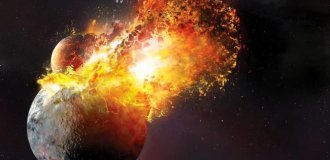 Первые дни Луны: насколько близко она была к Земле? (3 фото)