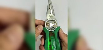 Pliers for an electrician