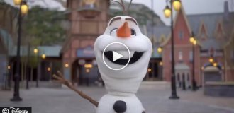 Disney показала роботизированную версию снеговика Олафа