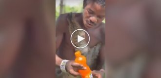 African tribe tries sweet soda for the first time