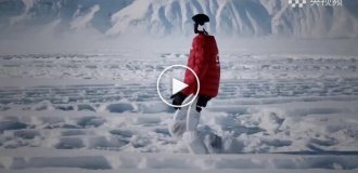 Китайский робот прошел более 130 тысяч шагов при температуре -47,5 градусов