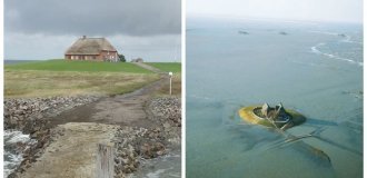 Острова-призраки Ваттового моря (14 фото)