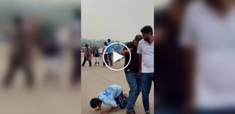 Уличный паркур в Индии