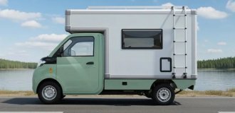 Самый маленький автодом в Европе (6 фото)