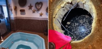 A family found a secret hiding place of smugglers under their house (2 photos + 1 video)