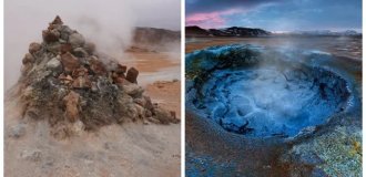Намафьядль – дышащая пустыня Исландии, где можно заглянуть в нутро Земли (30 фото + 1 видео)