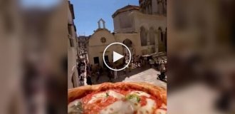 In Italy, a restaurant has launched pizza delivery using drones