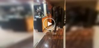 Болельщики устроили погром в доме