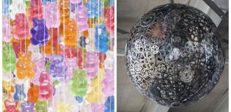 22 Luxurious, Creative, and Strange Chandeliers and Lamps (23 photos)