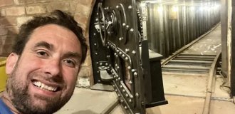 Британец построил бункер с лифтом для пива (7 фото)