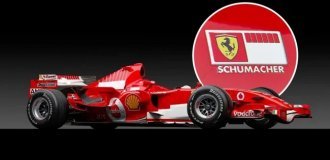 Michael Schumacher's last Ferrari racing car will be put up for auction (25 photos)