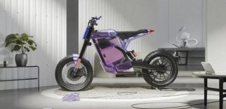 Dab Motors' Dab 1a model (a subsidiary of Peugeot) created the most beautiful electric bike (6 photos)