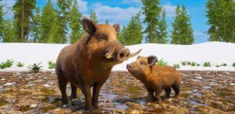 The next game of the year is Wild Terrain, where you play as a wild boar in a post-apocalyptic forest (8 photos + video)