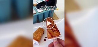 Мороженое из острой корейской лапши