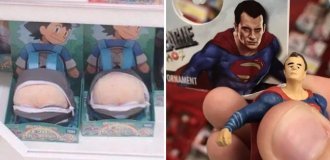 12 не самых удачных игрушечных версий известных героев (14 фото)